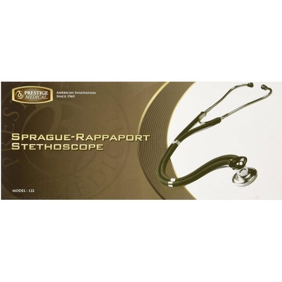 PRESTIGE MEDICAL Sprague Rappaport Stethoscope - Hunter green- Model 122 - Picture 2 of 6